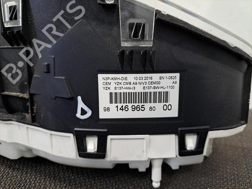 Instrument cluster PEUGEOT 2008 I (CU_) 1.6 BlueHDi 120 | BP28391612C47