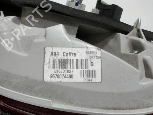 Used Left tailgate light PEUGEOT 2008 I (CU_) 1.6 HDi (92 hp) 28405089