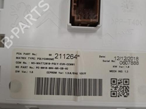 Instrument cluster PEUGEOT 208 I (CA_, CC_) 1.2 THP 110 | BP28407627C47