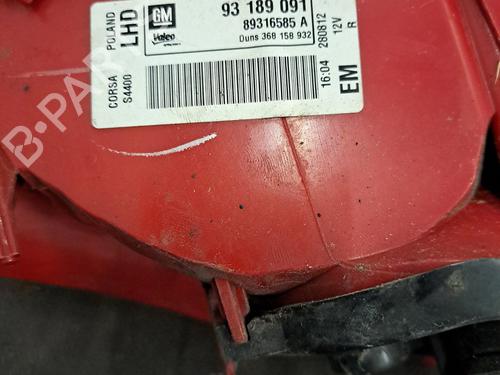 Right taillight OPEL CORSA D (S07) 1.3 CDTI (L08, L68) | BP28409304C35