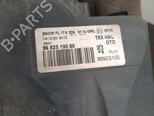 Right headlight PEUGEOT 5008 (0U_, 0E_) 1.6 HDi | BP29639420C29 