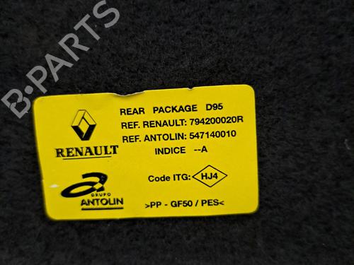 Rear parcel shelf RENAULT MEGANE III Coupe (DZ0/1_) 1.4 TCe (DZ0F, DZ1V) | BP29971222C85 