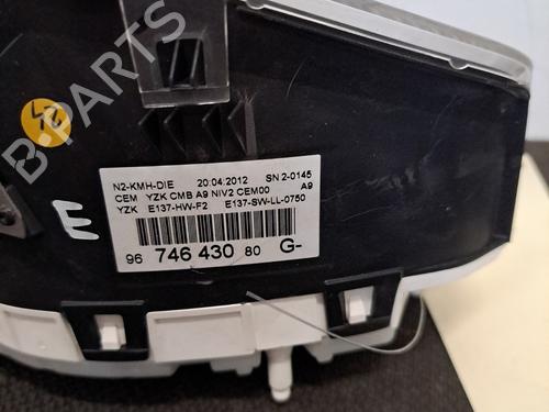 Instrument cluster PEUGEOT 208 I (CA_, CC_) 1.4 HDi | BP28406649C47