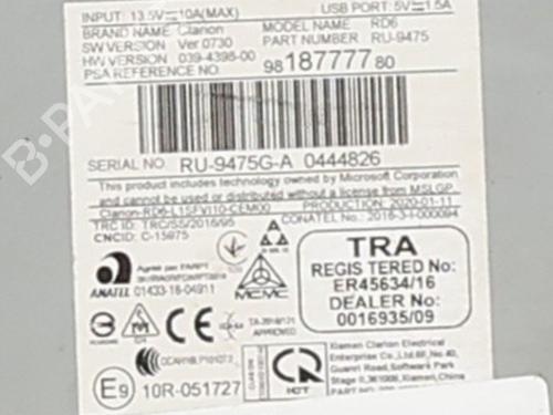 radio-citroen-c3-iii-sx-2016-32258590 main image