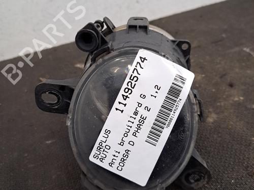 Used Left front fog light OPEL CORSA D (S07) 1.2 (L08, L68) (86 hp) 30148531