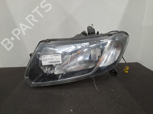 Used Left headlight DACIA SANDERO II TCe 90 (B8M1, B8MA, B8AC) (90 hp) 29275153