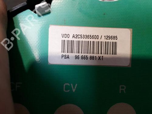 Instrument cluster CITROËN C3 II (SC_) 1.4 | BP28399244C47 