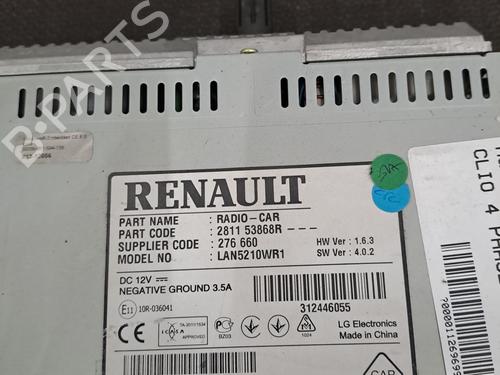 Bilradio RENAULT CLIO IV (BH_) 1.5 dCi 75 | BP29735609E6