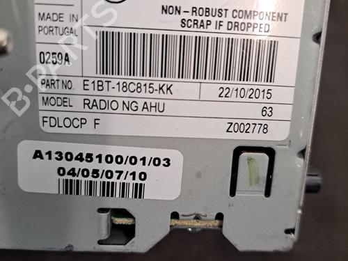 Radio FORD C-MAX II (DXA/CB7, DXA/CEU) 1.5 TDCi | BP28404061E6