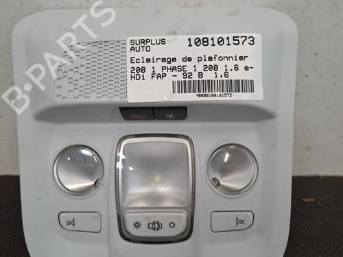 Used Interior roof light PEUGEOT 208 I (CA_, CC_) 1.6 HDi (92 hp) 28409113