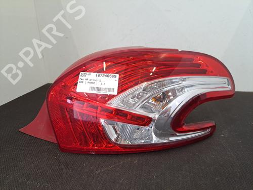 Used Right taillight PEUGEOT 208 I (CA_, CC_) 1.4 HDi (68 hp) 28389433