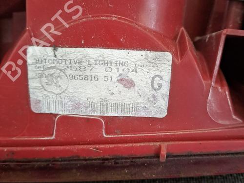 Left tailgate light PEUGEOT 607 (9D, 9U) 2.0 HDI | BP28401181C79 - Image 3