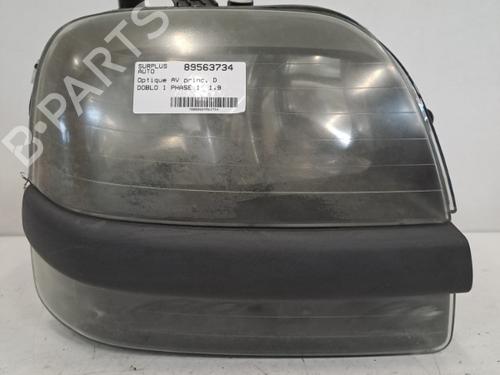 Højre forlygte FIAT DOBLO Box Body/MPV (223_) 1.9 JTD (105 hp) 28398677