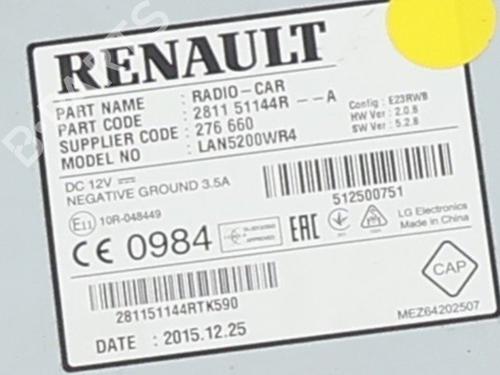 Radio RENAULT CAPTUR I (J5_, H5_) 1.5 dCi 90 (J5N4, J5M5, J5MW, J5M6, J5AL, J5AJ) | BP33306048E6 - Image 5