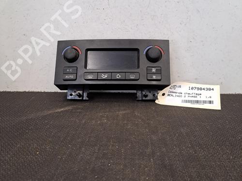 Commande Chauffage CITROËN BERLINGO MULTISPACE (B9) 1.6 HDi 110 (109 hp) 28400347
