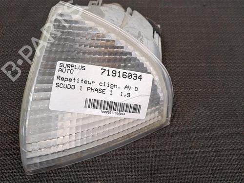 Used Right front indicator FIAT SCUDO Bus (220_) 1.9 D (69 hp) 28396968