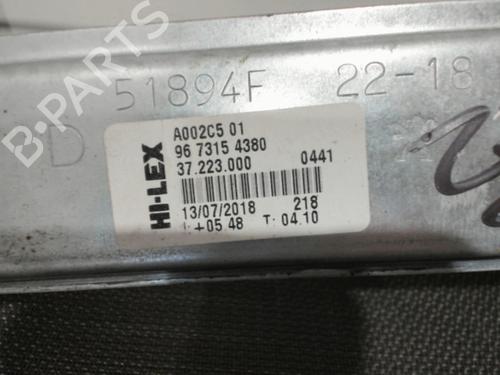 Front right window mechanism PEUGEOT 208 I (CA_, CC_) 1.2 THP 110 | BP28394041C23