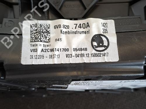 Instrument cluster SKODA FABIA III (NJ3) 1.2 TSI | BP28390008C47