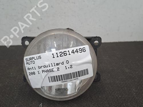 Used Right front fog light PEUGEOT 208 I (CA_, CC_) 1.2 VTI 82 (82 hp) 29983099