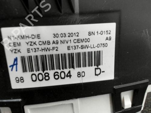 Instrument cluster PEUGEOT 208 I (CA_, CC_) 1.4 HDi | BP28394416C47