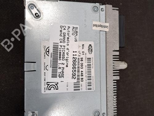 Used Radio Radio CITROËN C4 Grand Picasso II (DA_, DE_) 1.6 THP 155 (156 hp) 29843229 29843229