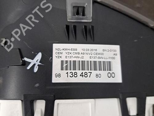 Instrument cluster PEUGEOT 208 I (CA_, CC_) 1.2 VTI 82 | BP30100996C47 