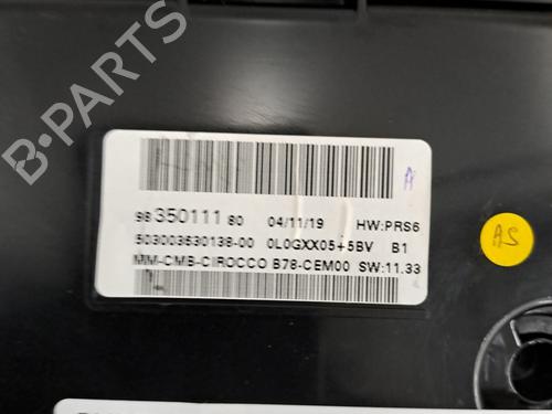 Instrument cluster CITROËN GRAND C4 SPACETOURER (3A_, 3E_) 1.5 BlueHDi 130 | BP28392698C47