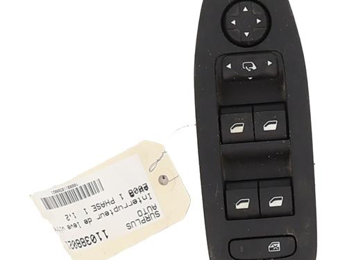 Used Left front window switch PEUGEOT 2008 I (CU_) 1.2 VTi (82 hp) 31365483