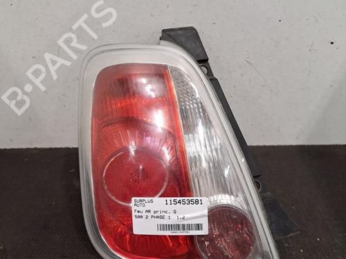 Used Left taillight FIAT 500 (312_) 1.2 (312AXA1A) (69 hp) 30536114