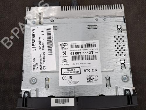 Radio CITROËN C3 Picasso (SH_) 1.6 HDI 90 (92 hp) 30641760