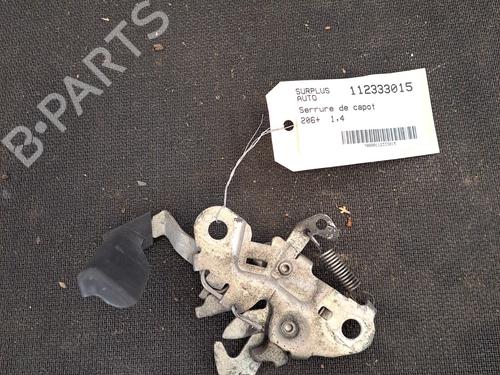 Used Hood lock PEUGEOT 206+ (2L_, 2M_) 1.4 HDi eco 70 (68 hp) 29508279
