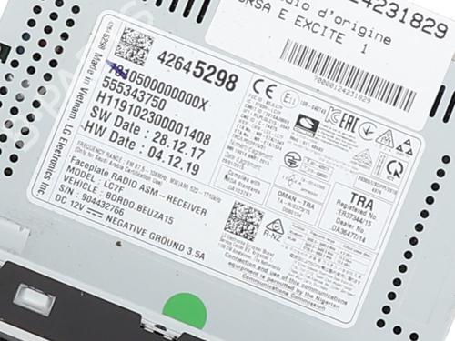 radio-opel-corsa-e-x15-2014-34454187 main image