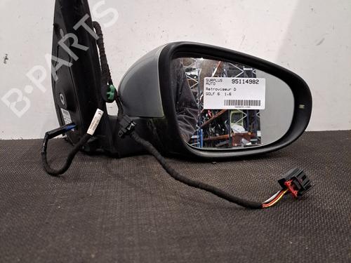 Used Right mirror VW GOLF VI (5K1) 1.6 TDI (105 hp) 28403879