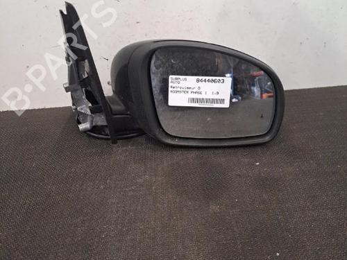 Right mirror SKODA ROOMSTER (5J7) 1.9 TDI | BP28390590C27 