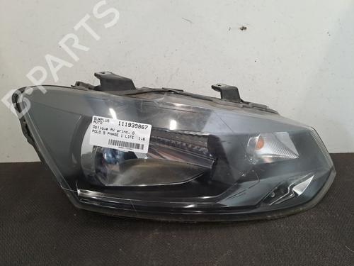 Used Right headlight VW POLO V (6R1, 6C1) 1.6 TDI (90 hp) 29029988