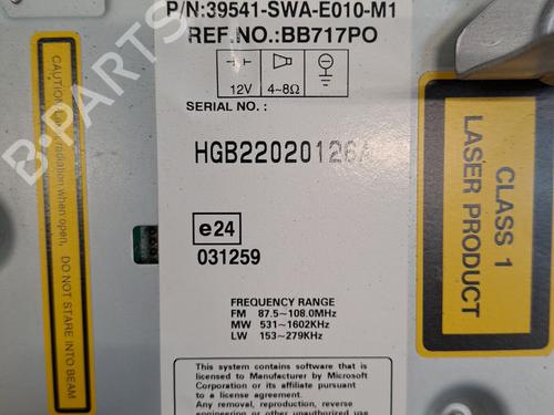 Radio HONDA CR-V III (RE_) 2.2 i-CTDi 4WD (RE6) | BP28396741E6 