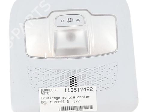 Interior roof light PEUGEOT 208 I (CA_, CC_) 1.2 VTI 82 | BP32093782I8 