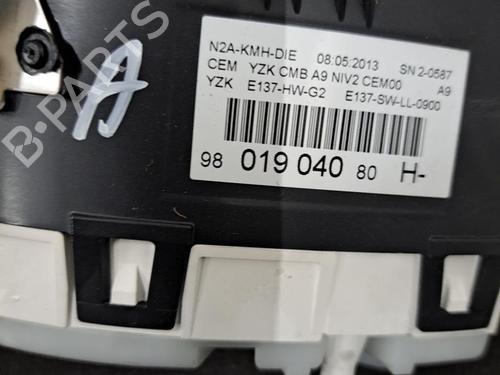 Instrument cluster PEUGEOT 208 I (CA_, CC_) 1.6 HDi | BP28396641C47 