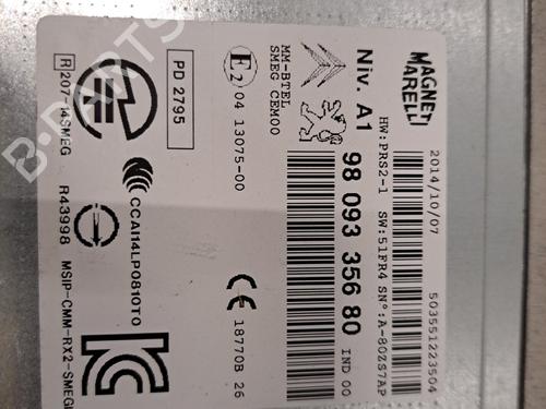 Radio PEUGEOT 308 II (LB_, LP_, LW_, LH_, L3_) 1.2 THP 110 | BP28403754E6 