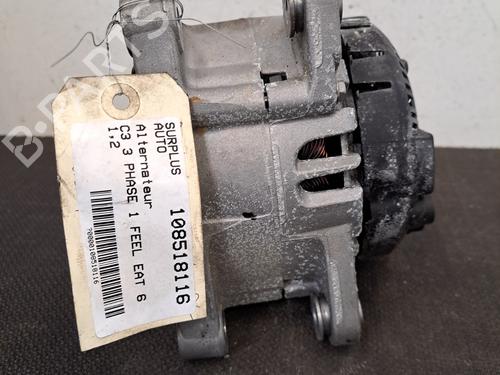 Alternator CITROËN C3 III (SX) 1.2 THP 110 (SXHNPS, SXHNZT, SXHNZ6) | BP28397644M7 