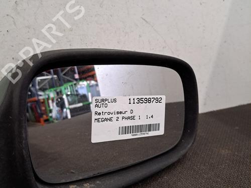Used Right mirror RENAULT MEGANE II (BM0/1_, CM0/1_) 1.4 16V (BM0B, CM0B) (98 hp) 30461486