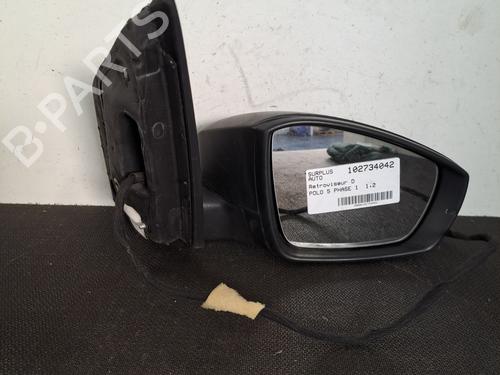 Used Right mirror VW POLO V (6R1, 6C1) 1.2 (70 hp) 28406907