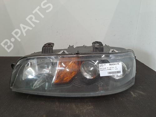 Used Left headlight FIAT PUNTO (188_) 1.9 JTD (86 hp) 28398134