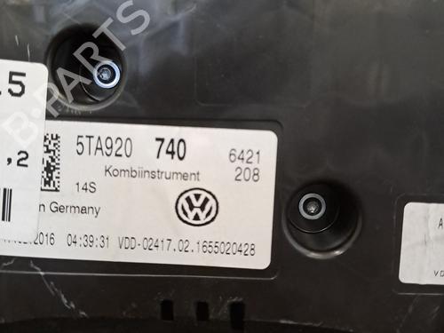 Instrument cluster VW TOURAN (5T1) 1.2 TSI | BP28408978C47 - Image 2