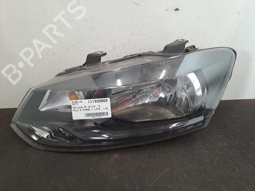 Used Left headlight VW POLO V (6R1, 6C1) 1.6 TDI (90 hp) 29029989