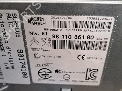 Radio PEUGEOT 2008 I (CU_) 1.6 HDi | BP28398628E6 