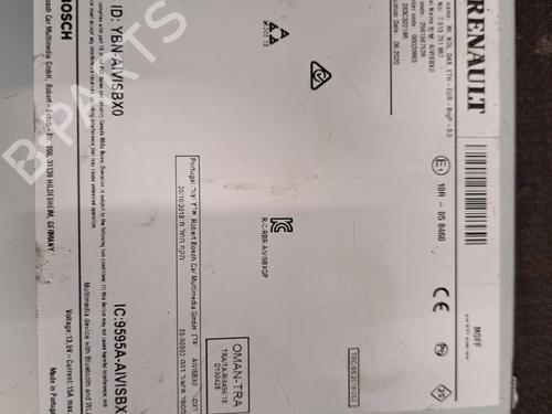 Used Radio Radio RENAULT MEGANE IV Hatchback (B9A/M/N_) 1.5 dCi 110 (B9A3) (110 hp) 28399094 28399094