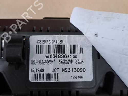 Display monitor PEUGEOT 5008 (0U_, 0E_) 1.6 HDi | BP30144427C48