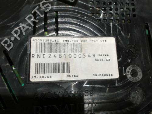 Compteur de vitesse RENAULT MEGANE III Hatchback (BZ0/1_, B3_) 1.5 dCi (BZ09, BZ0D, BZ1W, BZ29, BZ14) (110 hp) 28410552