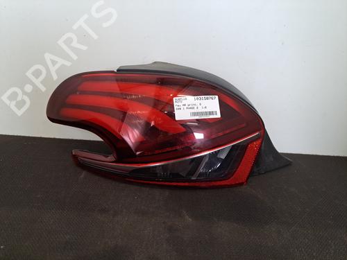 Used Left taillight PEUGEOT 208 I (CA_, CC_) 1.6 HDi / BlueHDi 75 (75 hp) 28395659